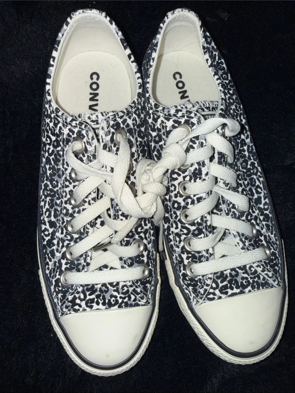 Converse Chuck Taylor All Star Low Top Leopard Sneakers Size W 7.5 / M 5.5 - Picture 6 of 14